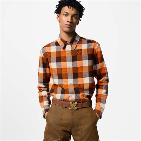 louis vuitton long sleeve flannel.